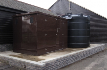 Royal Leamington Spa Bowls - Storage Tank & GRP Pump House