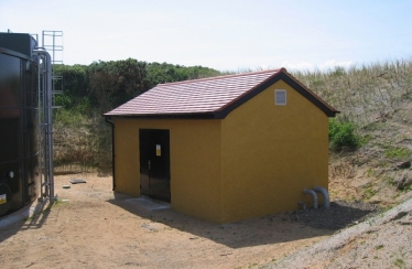 Royal Portrush - Concrete Pump House (rendered)